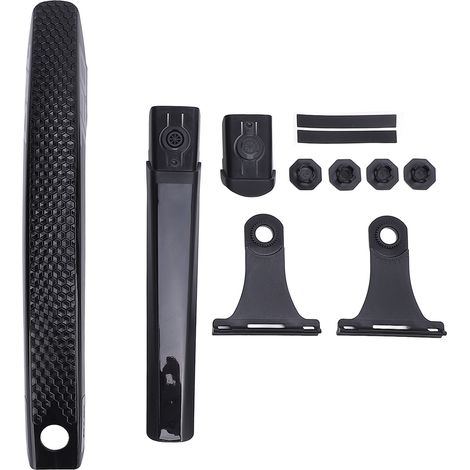 Universeller Schutzblech aus PC-Nylon, verstellbar und mit Schnellverschluss, für 700C-Rennräder, vorne und hinten. (1/5)