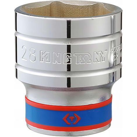 Steckschlüssel King Tony 433518MR Chrom Vanadium 18 mm 38 mm