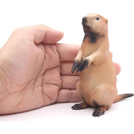 Skulptur - Murmeltier - Harz - 10 cm - Innen- und Außendekoration - Liebenswerte Tiere