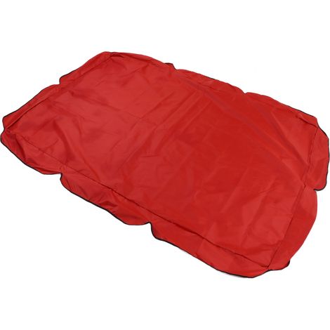 Toile imperméable en tissu Oxford argenté pour balancelle d'extérieur, accessoire de jardin pour se protéger du soleil (rouge). (1/5)