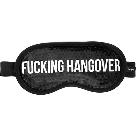 Mascherina Gel Occhi Fucking Hangover 24 x 10 cm Nera FISURA (1/3)