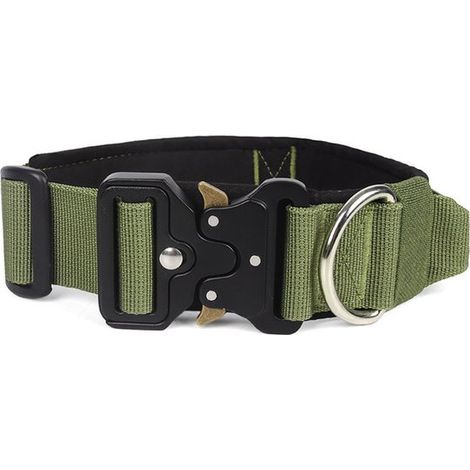Collare M, circonferenza collo 38-48 cm, larghezza 3,8 cm, per un peso di 13-28 kg, collare per animali domestici, collare per cani, regolabile, collare per cani rinforzato Z (1/5)