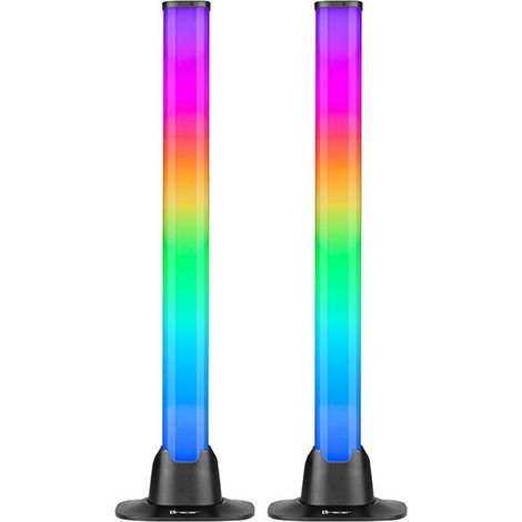 Tracer Smart Desk RGB lampe noire 30x30 cm double (1/5)