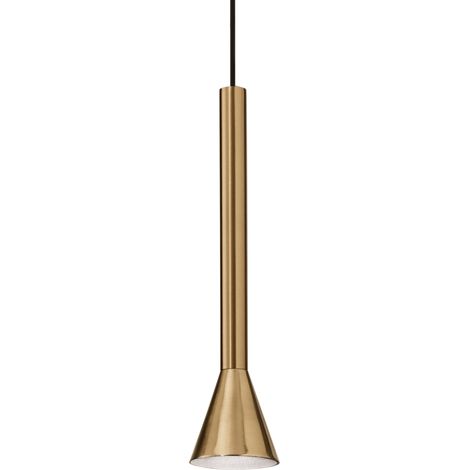 Sospensione Moderna Diesis Metallo Ottone Led 7W 3000K Luce Calda