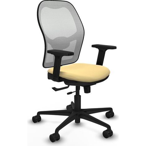 Chaise de bureau piqueras y crespo Jorquera noir mousse confortable (1/2)