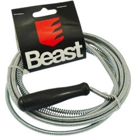 Flexible Débouche-Évier 3 m D5 mm - Zinc Plated - Robuste et durable - Qualité supérieure - Beast