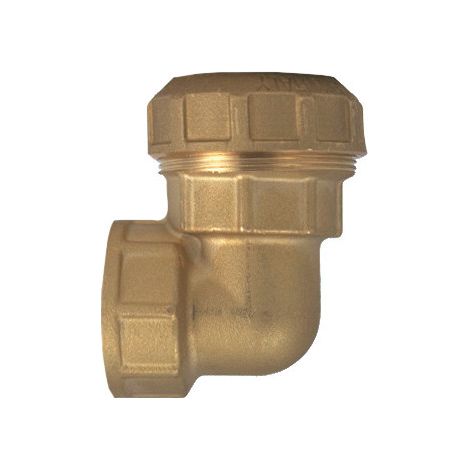 GOMITO A COMPRESSIONE FIL FEMMINA PN25 745 ITAP - OTTONE MM 32X1"F - 2 pezzi