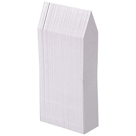100-piece plastic plant labels, white plastic garden labels 10x2cm (1/5)