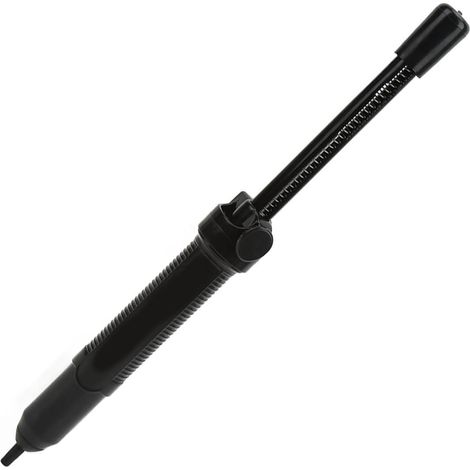 Manueller, leistungsstarker und robuster Entlötsauger aus ABS-Kunststoff mit Pumpfunktion für elektronische Lötwerkzeuge, Schwarz (1/5)