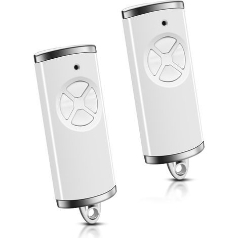 868.3-MHz-Transmission for Tore and Garage Agent, compatible with Hörmann BS HSM4 HSE2 HS1 HS4 HSZ1 HSZ2, Garage agent – White (2er-Pack) (1/5)