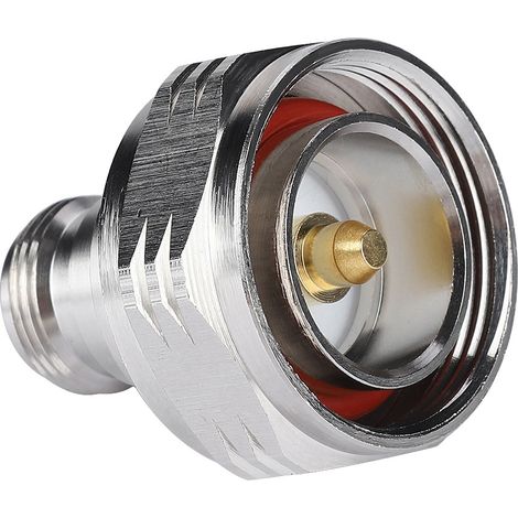 Adaptateur RF Mâle DIN 7/16 vers Connecteur N Femelle pour Câble RG213, Connexion Droite (1/5)