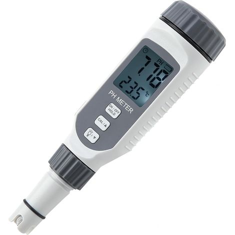 PH-Mètre, Testeur de PH, Stylo PH de Qualité de L'eau Portable, Acidimètre PH818, Haute Sensibilité et Précision, Avec Grand écran LCD, Pour L'Industrie, L'électricité et L' (1/5)
