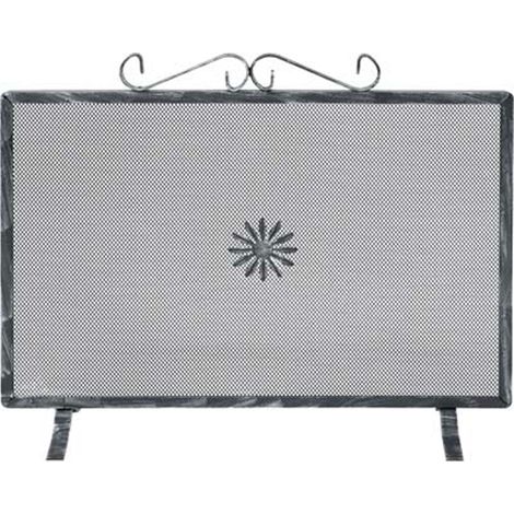 1PZ PARASCINTILLE CON DECORO PER CAMINO - cm.60x50h. (676B)