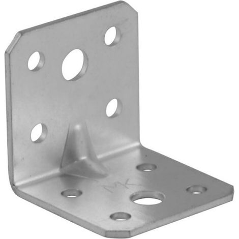 Connecteur De Construction - 40x40x40 Mm - Épaisseur 2 Mm - Bois-bois Bois-béton - Lot De 1