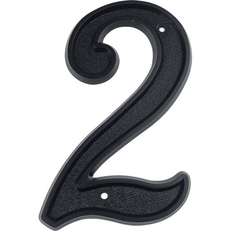 House Number Modern Door Numbers Street Home Address Numbers, ABS Plastic (1/5)