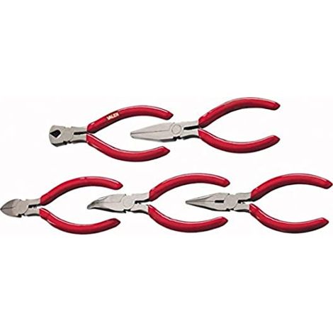 1BLISTER PINZA ELETTRONICA KIT 5 PEZZI mm120 acciaio, manici isolati (1/2)