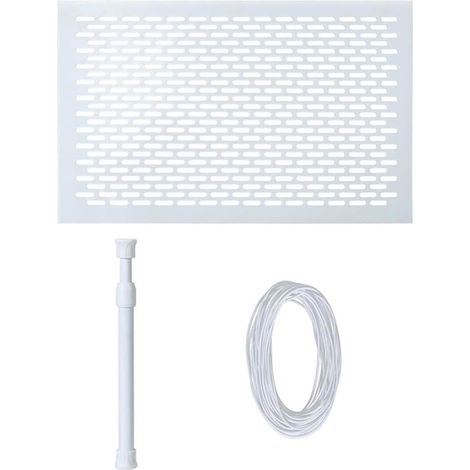 Protection d'écran en maille filet pour piscine hors sol avec manche télescopique 39 x 24 cm (1/5)
