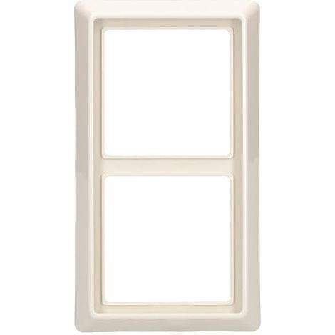 BUSCH-JAEGER 2102-32 PLAQUE DOUBLE PROTÉGÉ CONTRE L'EAU IP44, BLANC