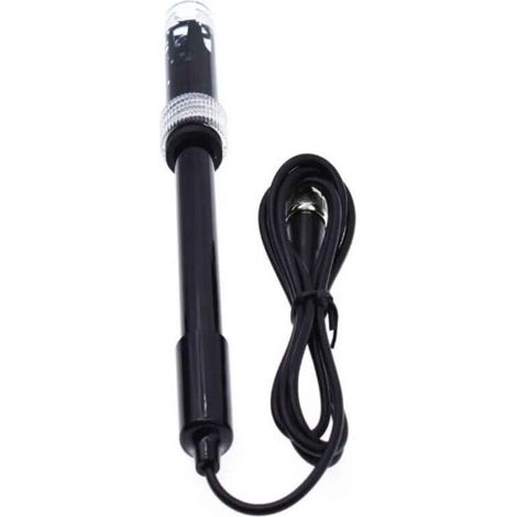 Sonde PH Piscine, 0-14 électrode PH Avec Connecteur BNC, Haut Précision Sonde De PH Remplaacble Pour PH Metre, PH Manette Testeurs PH Pour Aquarium, Piscine, Laboratoire, Hydroponie (1/5)