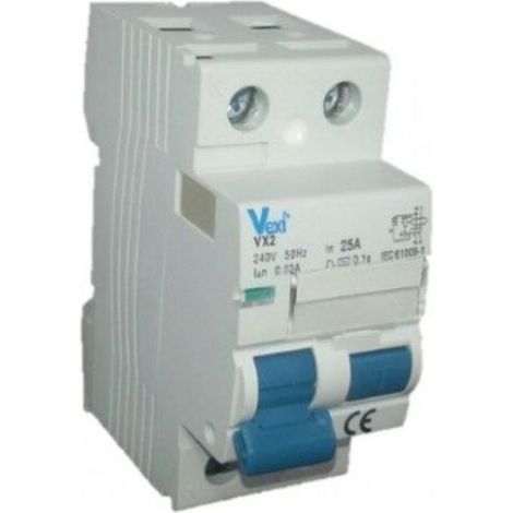 FPLUS diferencial 2p 40a 30ma (we-9305) , Interruptor Diferencial de 2 Polos Accesoriable