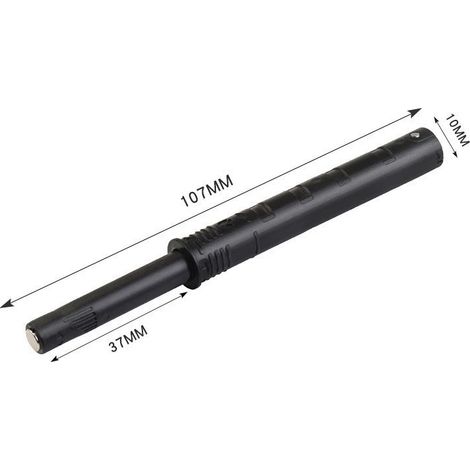 1 chiusura magnetica a pressione, antracite, 70 mm, estensione del pistone 37 mm, per mobili senza maniglia