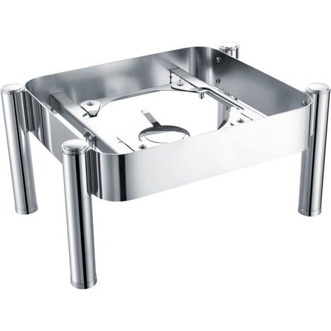 Cadre Madeira De Luxe pour plat de maintien au chaud à induction GN 2/3 avec couvercle en verre - Finedine (1/3)