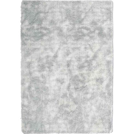 Maison Exclusive - Teppich Shaggy Hochflor NAVARRA Silbergrau 200