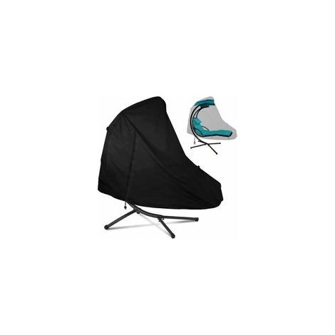Housse de chaise longue suspendue avec fermeture éclair 185x116x198cm, housse de protection pour chaise longue suspendue avec parasol, housse pour chaise longue pivotante, chaise longue flottante,