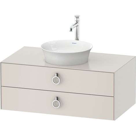 Duravit Tulip blanco, mueble de baño colgado en la pared, ancho (1/2)