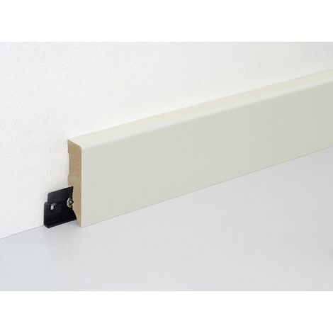Neuhofer Fußleiste 240 cm x 58 x 15 mm weiß Sockelleisten & Fußleisten (1/3)