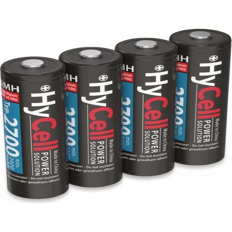 HyCell HR06 2700 Mignon (AA)-Akku NiMH 2400 mAh 1.2 V 4 St. (1/2)