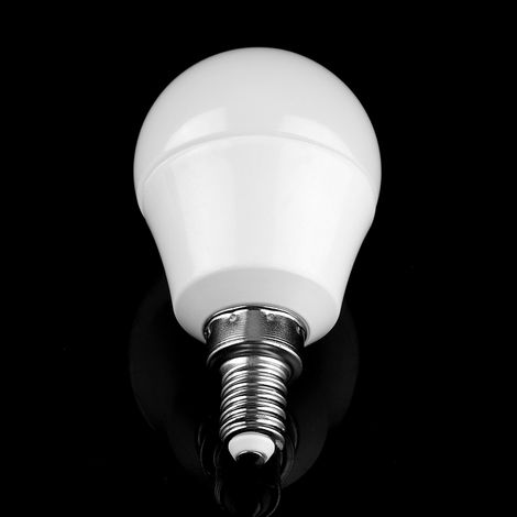 Ampoule LED E12 5W, lumière blanche chaude, forme bougie, blanc lumière du jour, AC85V–265V (1/5)