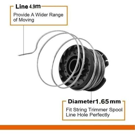 Drahtspule für BOSCH EasyGrassCut 18 23 26 Art 23 26 Kantenschneider Ersatzteile (BOSCH F016800569 / F16800385, 4 Stück) (1/3)