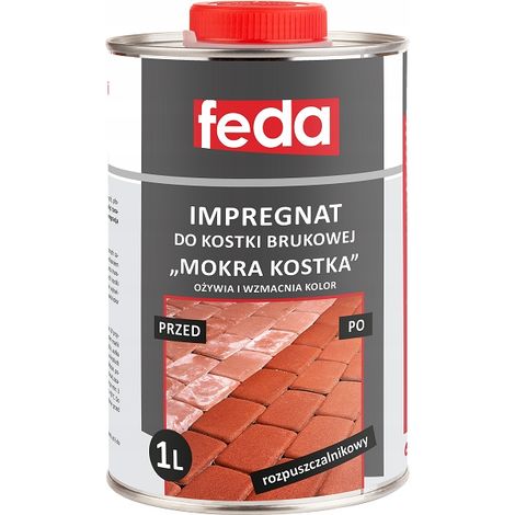 Cubo húmedo de impregnación para adoquines Feda 1 l 1 unidad. (1/4)