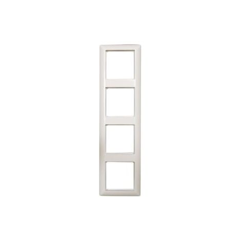 Jung Marco 4 veces, AS 500, IP 44, Duroplast, alpinweiß, montaje vertical y horizontal AS 584 WW