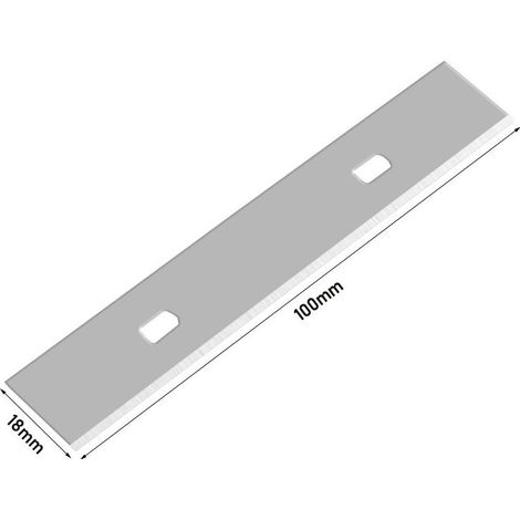 Lames de grattoir pour le nettoyage des vitres, grattoir de nettoyage, lames pour décoller les adhésifs, lames pour grattoir de sol, boîte de 10 lames (1/5)