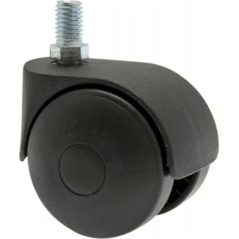 TWINY-Rolle D. 50 mm mit Gewindestange M10x15 mm, Höhe 62 mm