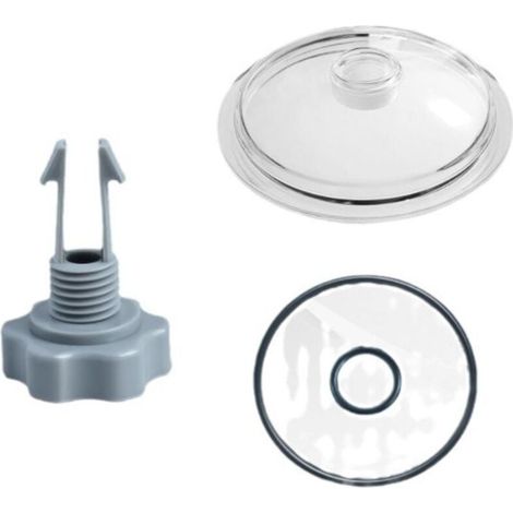 Valve de purge d'air et joint torique de rechange pour pompe de filtration Intex 10460 10264-2 + couvercle de trappe (1/4)