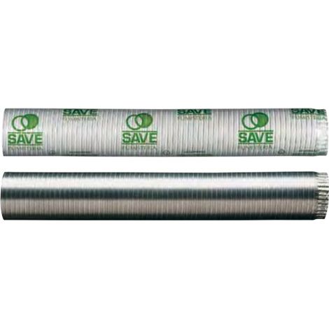Tubo estensibile flessibile alluminio mm 140 mt 3
