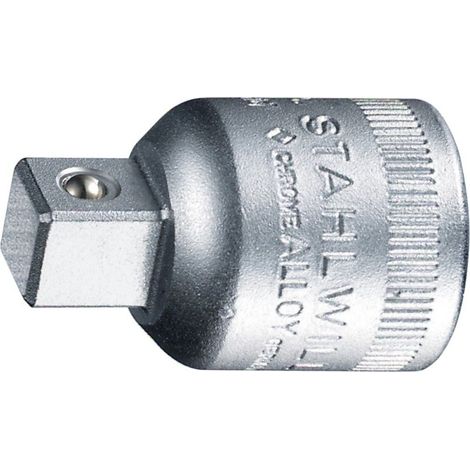 Stahlwille  reductor  513  cuadrado  de  accionamiento  1/2″  cuadrado  de  salida  3/8″  longitud  38,5  mm  -  13030002