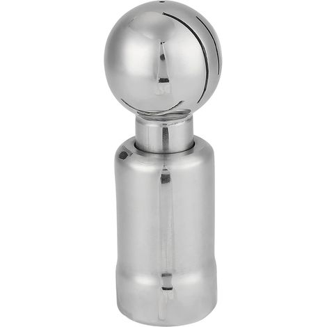Boule de pulvérisation rotative, 3/4 po Boule de pulvérisation rotative sanitaire en acier inoxydable à filetage femelle de pour nettoyage des réservoirs CIP (1/5)