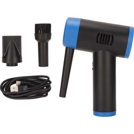 Aspirateur à air électrique sans fil, souffleur portable pour clavier, ordinateur portable, PC, appareil photo, nettoyage de voiture, barbecue, sèche-cheveux, aspirateur à air électronique B2 (1/5)