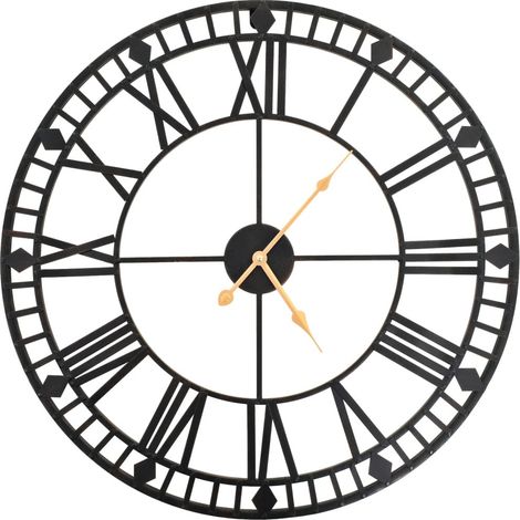 Horloge murale vintage XXL – Ø 60cm (1/5)
