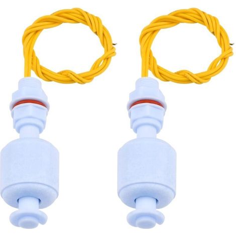 2er-Pack Wasserstandssensoren, Schwimmer für Hydrokultur, Gartenbau, Aquarium, Schwimmbad – 10 W, 52 mm