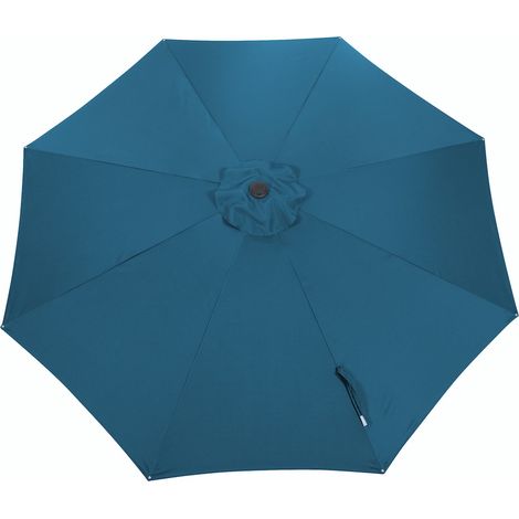 PROLOISIRS Toile Parasol Mat Droit 300 par 8 Polyester 200gr SD - Bleu