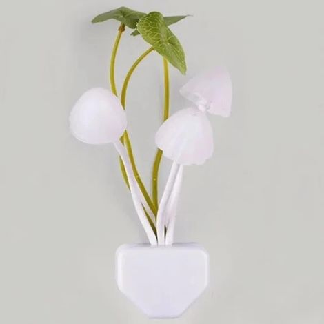 Veilleuse LED champignon, avec capteur de luminosité, 220 V, 3 couleurs (1/5)