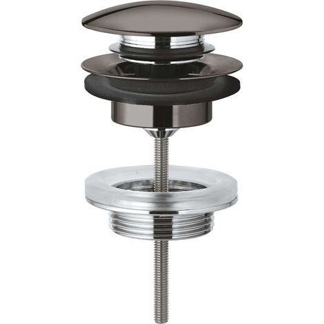 Grohe - Ablaufgarnitur, Hard Graphite 65807A00 (1/2)