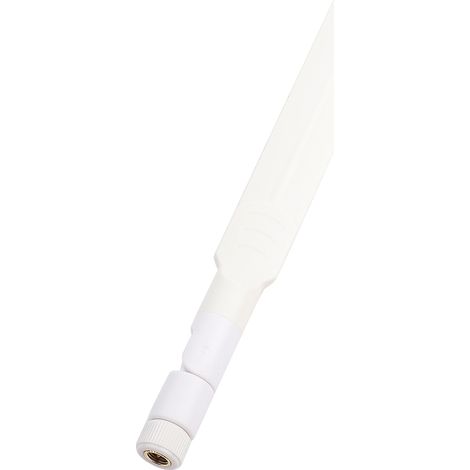 Antenne réseau Wi-Fi omnidirectionnelle double bande 2,4 GHz/5 GHz/5,8 GHz 8 dBi, connecteur SMA mâle (blanche) (1/5)