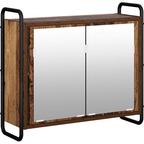 Mobile da Bagno Appeso Legno antico 64 x 20 x 56,5 cm vidaXL (1/5)