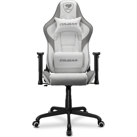 Cougar Armor Elite Sedia Gaming Bianca Reclinabile PVC Traspirante Supporto Lombare (1/4)